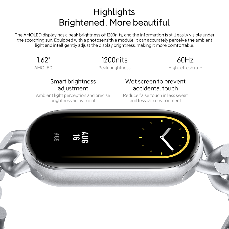 샤오미 미 밴드 9 AMOLED 스크린 피트니스 팔찌  - Health Wellness Bracelet 리뷰 및 가격