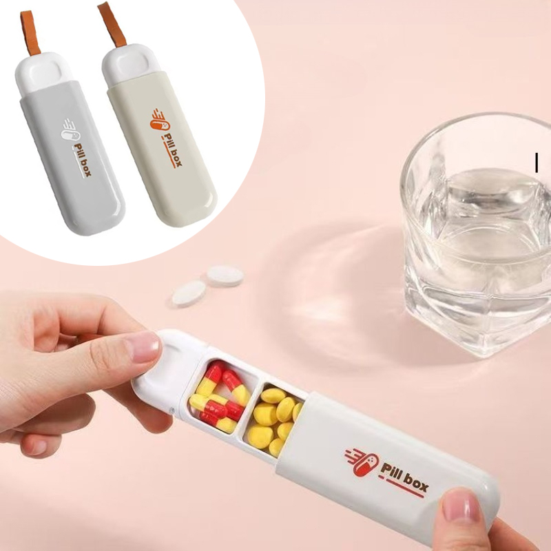 휴대용 다채로운 색상의 3칸 분리형 약 상자, 건강 관 - Health & Wellness Unlimited 리뷰 및 가격