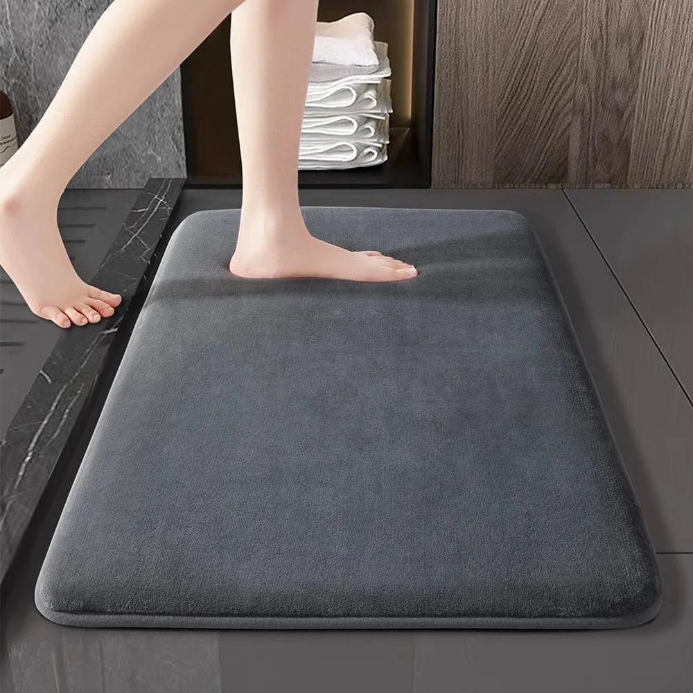 흡수성 바닥 매트 미끄럼 방지 목욕 매트 미끄럼 방지  - Bamboo Bath Mat 리뷰 및 가격